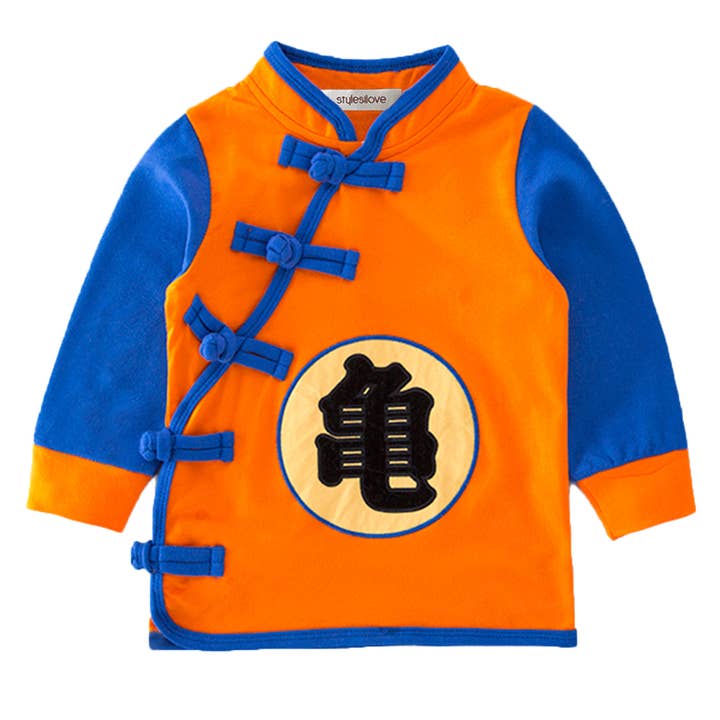 Fennco Styles - Wholesale Sweatshirt - Kids - Goku Anime Orange Boy Costume Sweatshirt 2