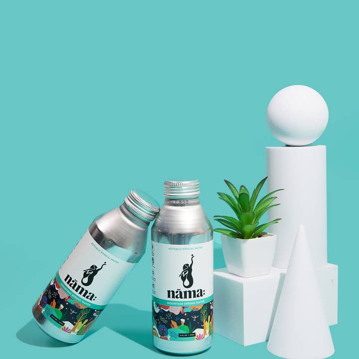 Nama Water - Wholesale Sparkling Water - 1 Pallet order = 70 cases of 24 Nama Water bottles2