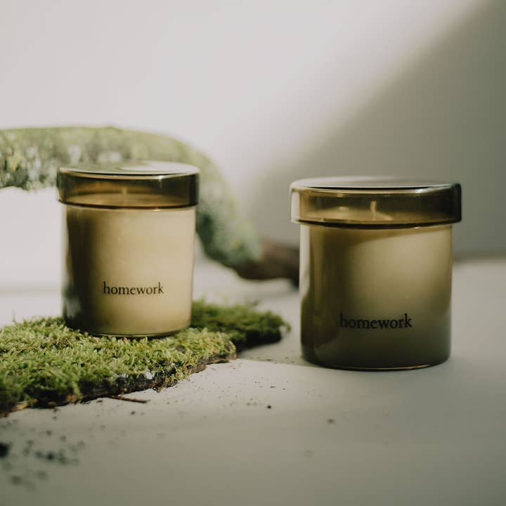 Homework – wholesale Jar/filled candle – Wood Candle - 280g3