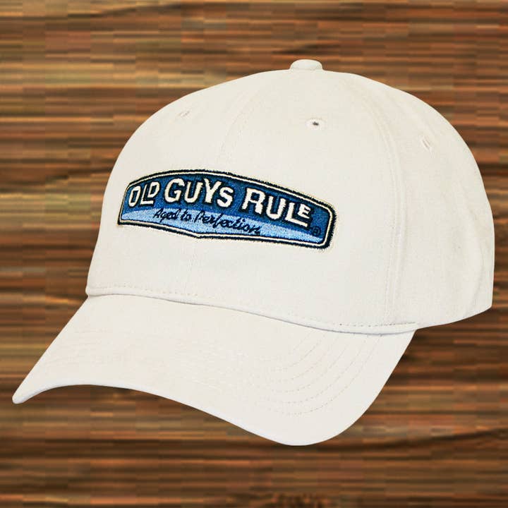 Old Guys Rule - Wholesale Baseball Cap - Men's - Aged to Perfection Baseball Cap (Stone)1