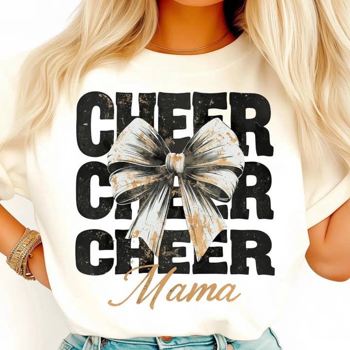 DTF Full Color Transfer - Cheer Mama for wholesale by Small Biz Shipping Co