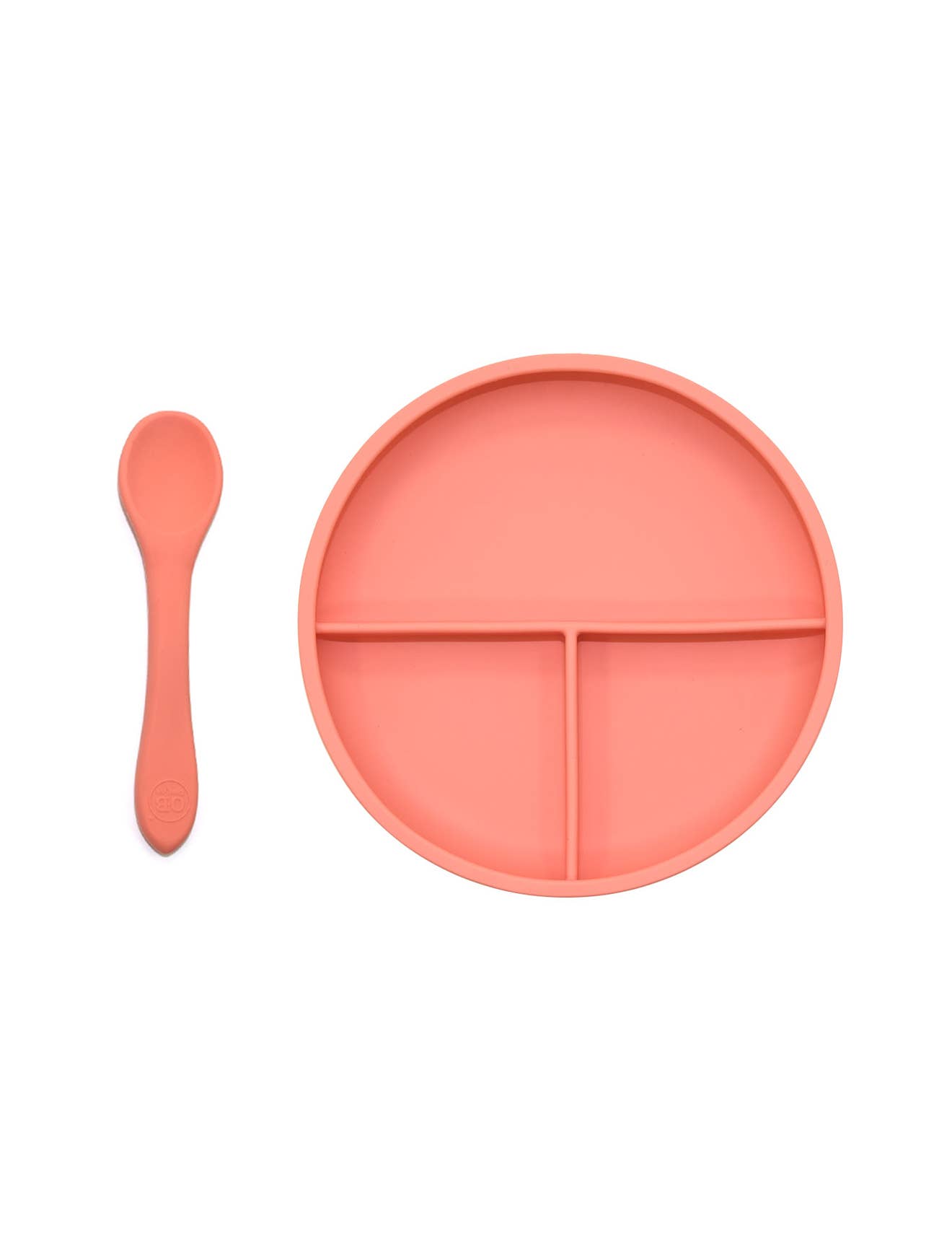 OB Designs - Wholesale Dinner Plate - Kids & Baby - Suction Divider Plate & Spoon Set1