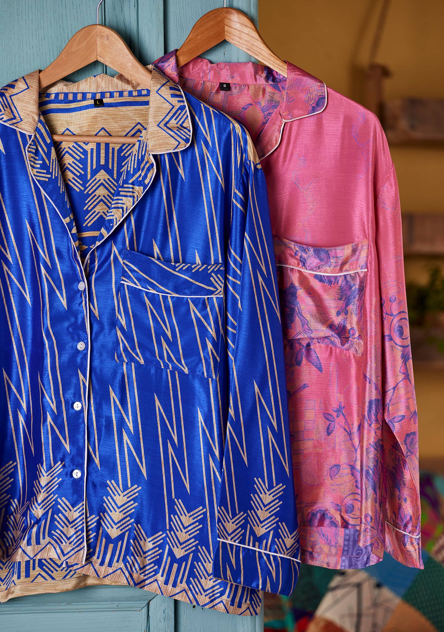 Namaste - Wholesale Sleepwear Set - Women's - Recycled Sari Pyjamas0