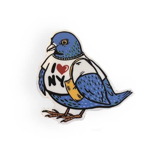 Pegatina I Heart New York Pigeon para venta al por mayor de HanFran