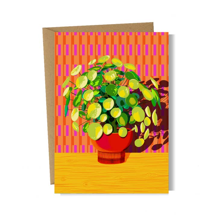 Botanical Greetings Card for wholesale by Emily Palmer Illustration