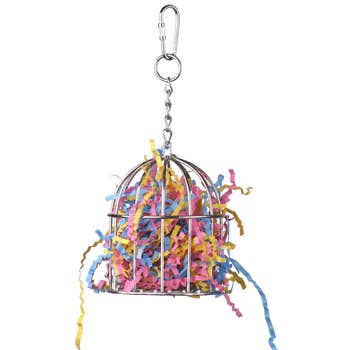Super Bird Creations, LLC - Wholesale Bird Swing/Toy - Mini Stainless Steel Treat Cage