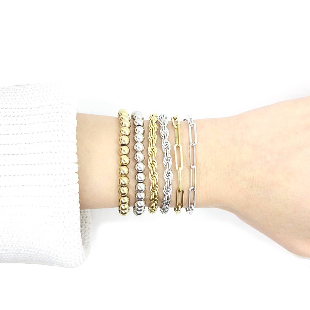 KIKICHIC - Wholesale Link & Chain Bracelet - Twisted Rope Chain Bracelet1