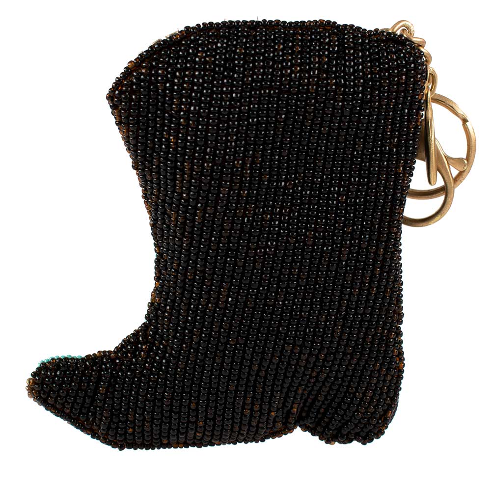 Mary Frances Accessories - Wholesale Coin Purse - Women's - Kickin' Around Beaded Cowboy Boots Coin Purse/Key Fob3