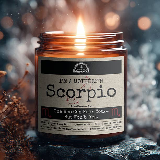 The Zodiac 24 Candle Collection for wholesale by Malicious Women Candle Co