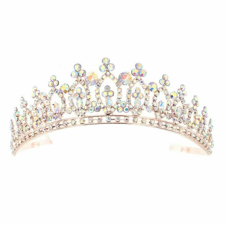 Diacly - Wholesale Tiara – Women’s - Princess Flexible Oval Flower Tiara2