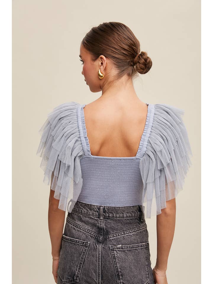 Listicle – Bodysuit - Mulher por atacado – Body Elegância Plissada41