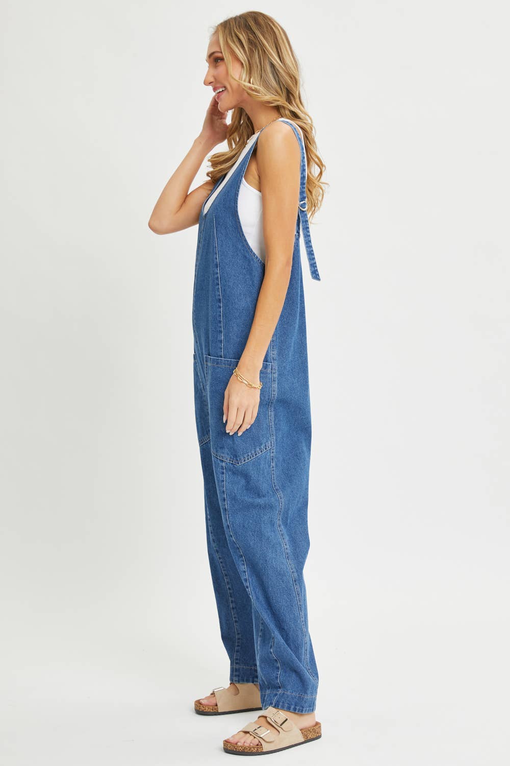 Sweet Lovely by Jen - Wholesale Jumpsuit - Women's - BESTSELLER ONE-AND-DONE DENIM JUMPSUIT14