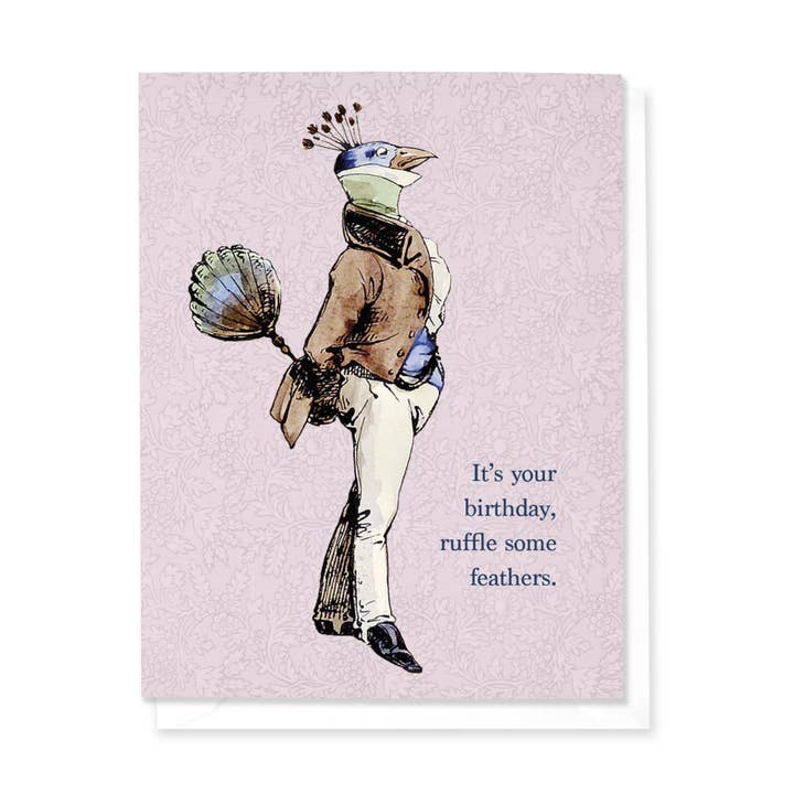 Ruffle Feathers | Birthday Card for wholesale by Hitchcock Paper Co.