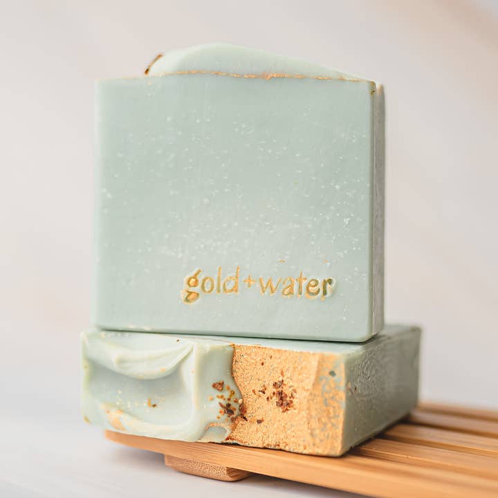 GOLD+WATER CO.® - Wholesale Bar Soap - EUCALYPTUS MINT - Soap0