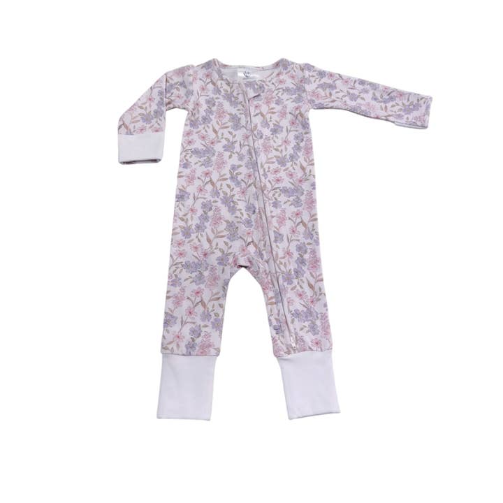 Anchor & Arrow - Wholesale Jumpsuit – Baby - NEW Long Zippy Romper - Floral5