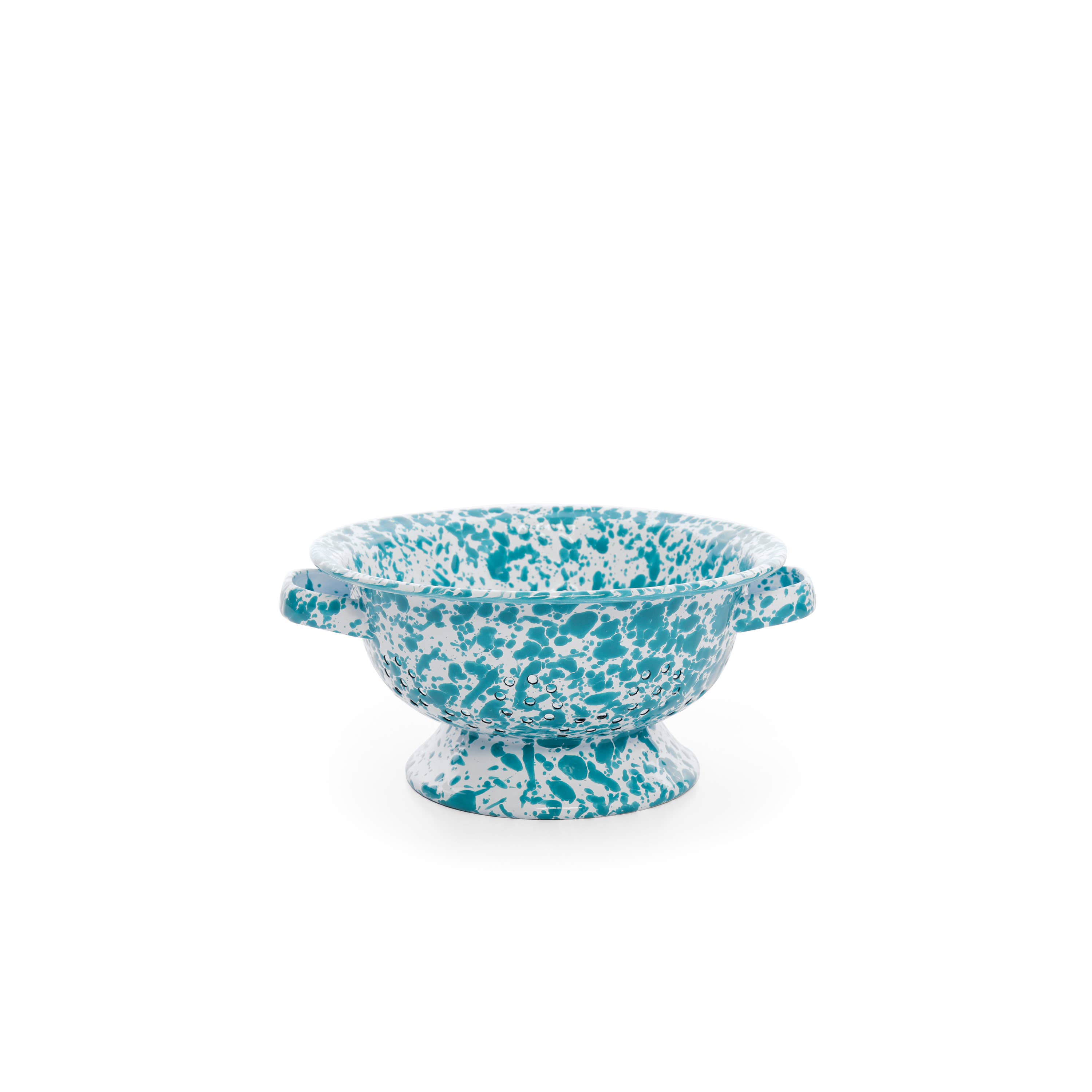 Crow Canyon Home - Vendita all'ingrosso Scolapasta - Splatter Enamelware - Colino piccolo per bacche4