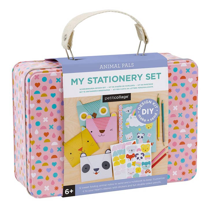 Chronicle Books - Wholesale DIY Craft Kit - Kids - Animal Pals My Stationery Set
