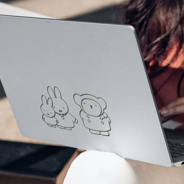 K-Wonderland – Adesivo por atacado – Miffy 3 peças de chaveiros acrílicos para chave e bolsa4