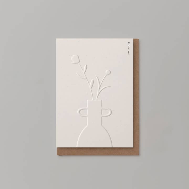 HERE FOR YOU CARD for wholesale by Kinshipped