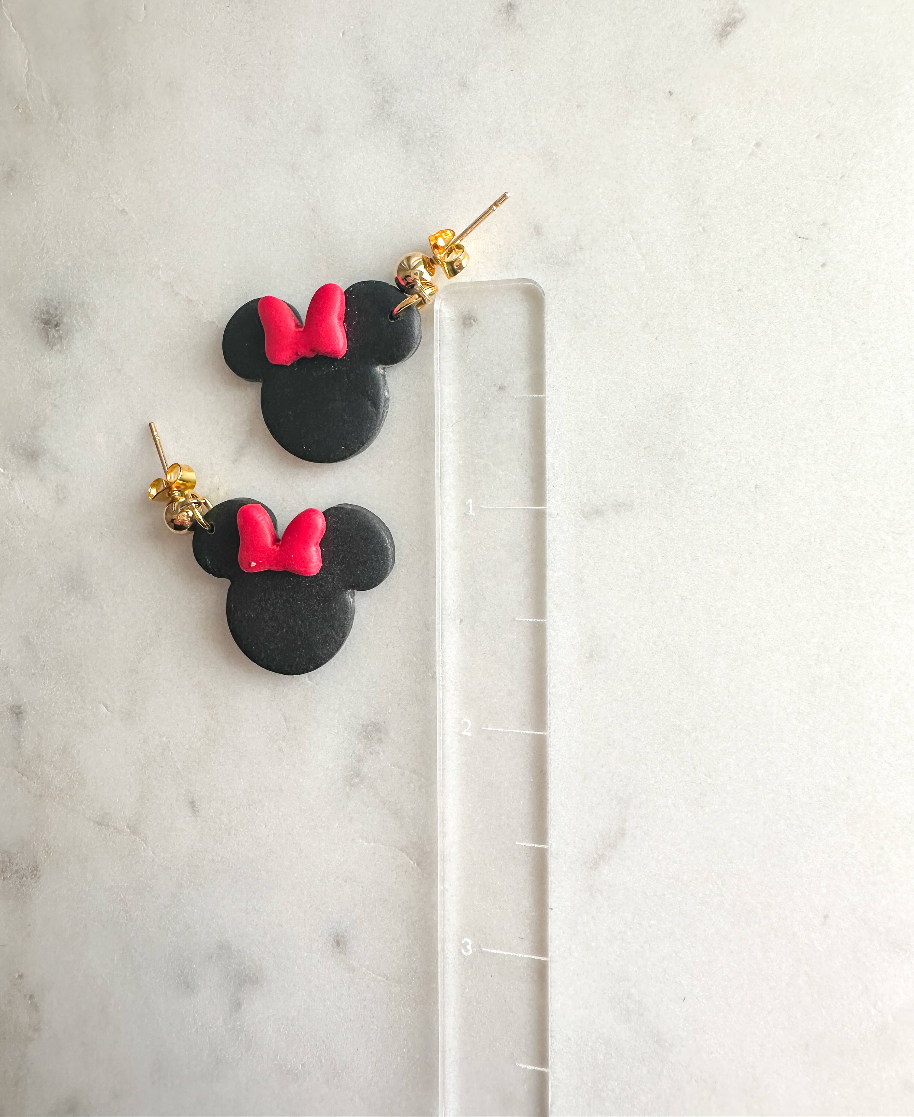 Vandy Visuals Shop - Wholesale Dangle Earrings - Mickey and Minnie Mouse Ears Bow Park Earrings 1