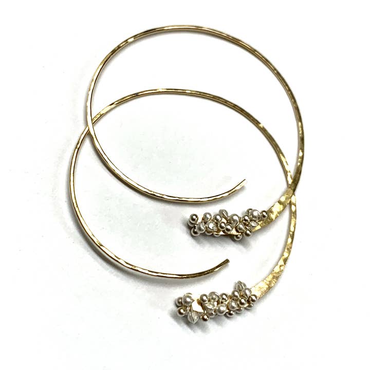YedOmi Jewelry - Wholesale Hoop Earrings - Blooming Hoops- Small9