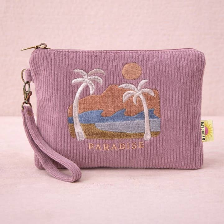 Daydream Prints - Wholesale Pouch - Women's - Coastal pouch | Zip pouch 7x5" | Summer accessory | Paradise0