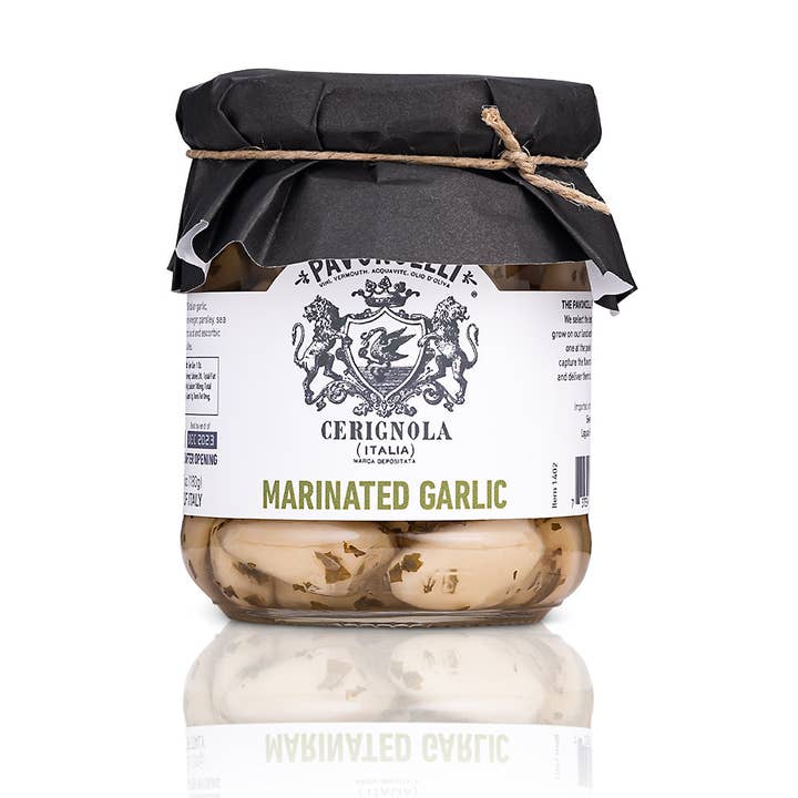 Pavoncelli Marinated Garlic (7.05 oz | 200 g) for wholesale by Sweet Imports LLC
