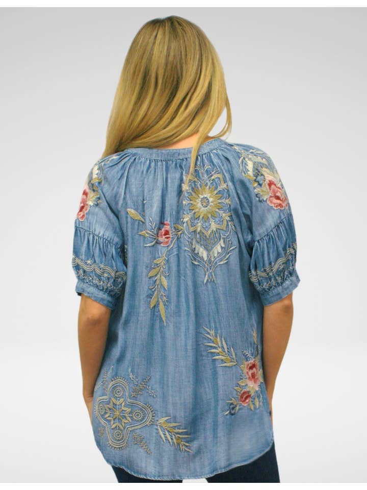 MULTI AVIVA BLOUSE for wholesale on Faire1