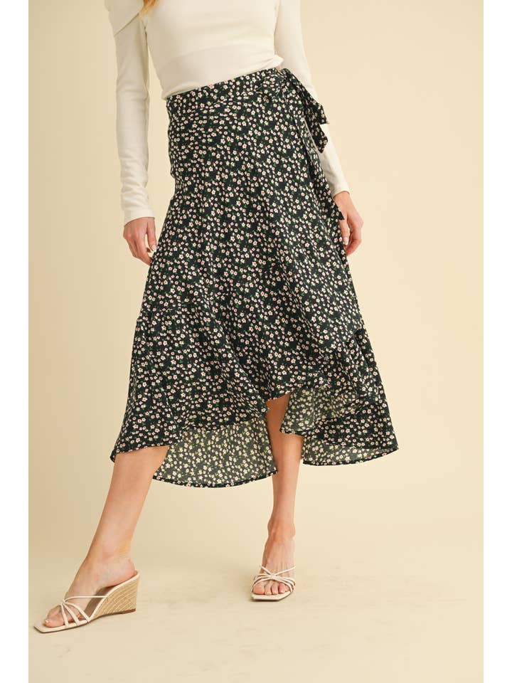 AEMI + CO - Wholesale Skirt - Women's - 7135FN Berti Floral Wrap Skirt20