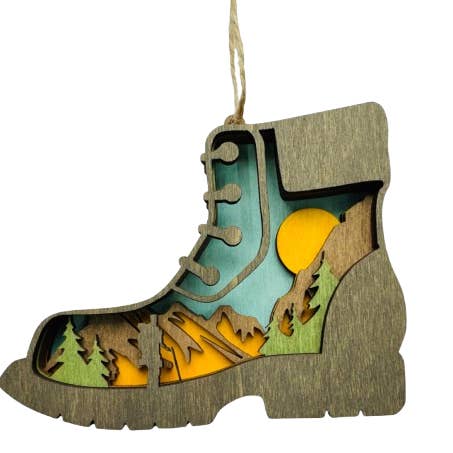 The Wilusz Way - Wholesale Decorative Tabletop Object - Hiking Boot