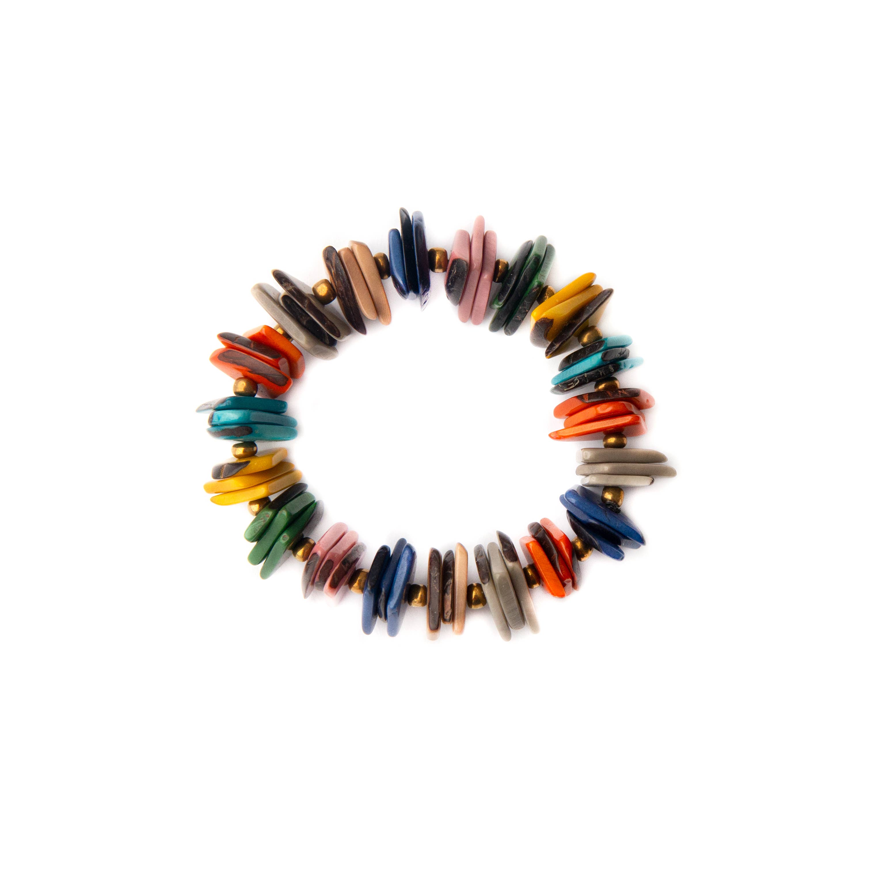 Organic Tagua Jewelry - Wholesale Beaded Bracelet - Fuji Bracelet3