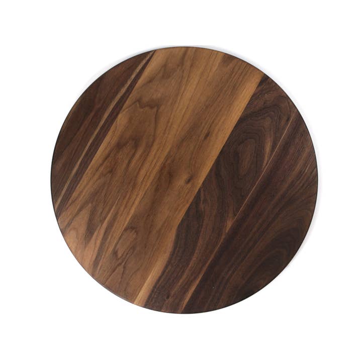 Refine Kitchenware - Wholesale Cheese Board - Large Walnut Round Cheese Board, 18 Inch Round Cutting Board