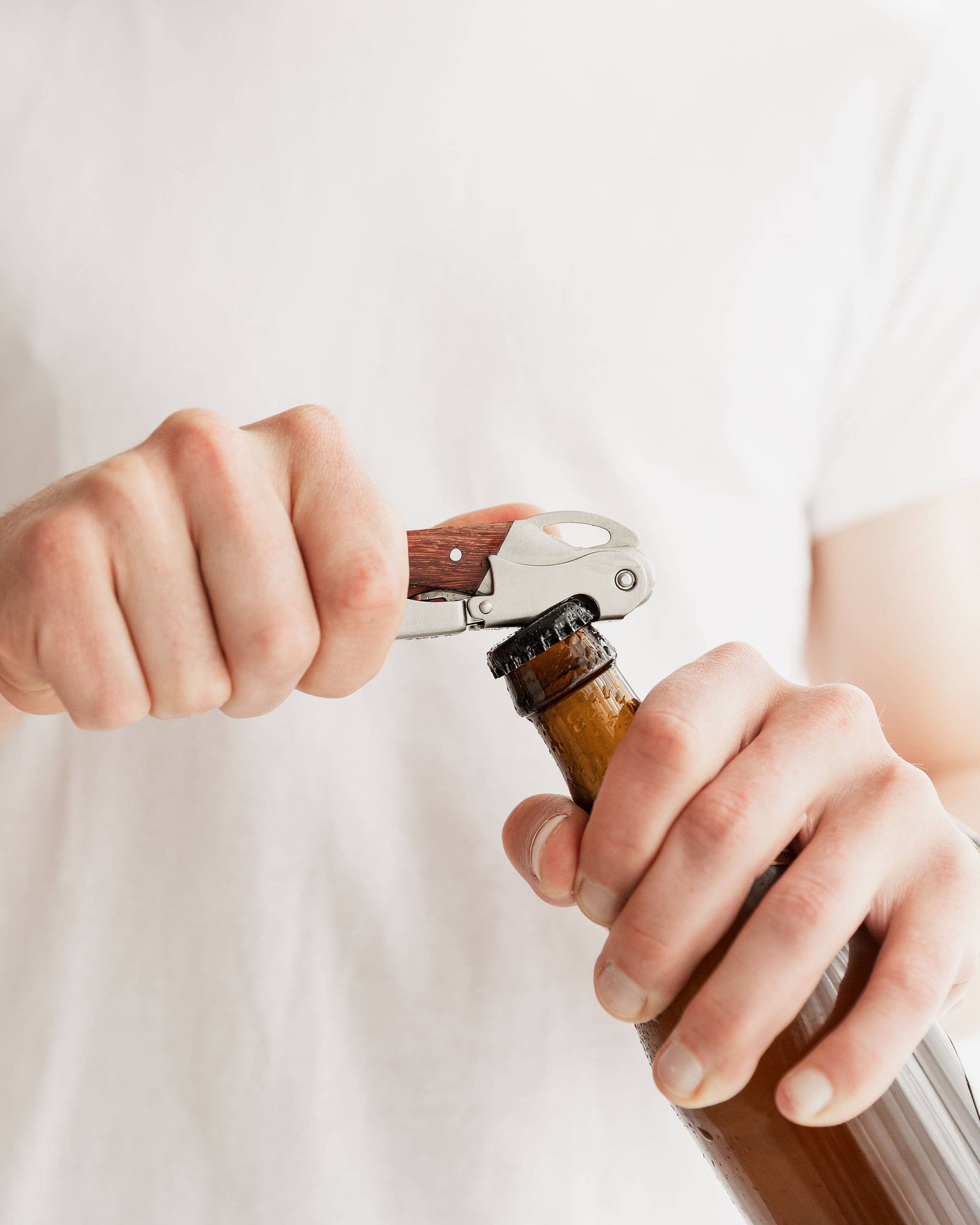 UBERSTAR - Wholesale Bottle/Wine Opener - Stainless Steel and Wood Waiter's Friend Corkscrew2