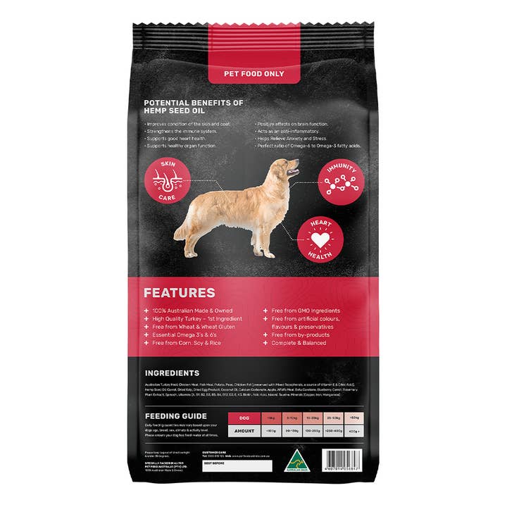 Pet Food Australia - Vendita all'ingrosso Cibo - Cani - Cibo per cani senza cereali, per canguri e pesci oceanici, prodotto in Australia