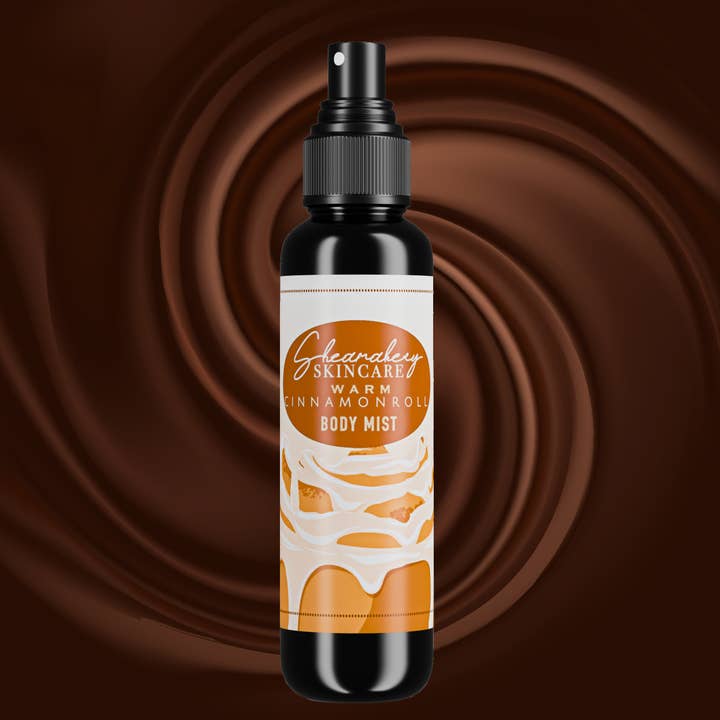 Zimt-Roll-Körpernebel für den Großhandel von Sheamakery Skincare