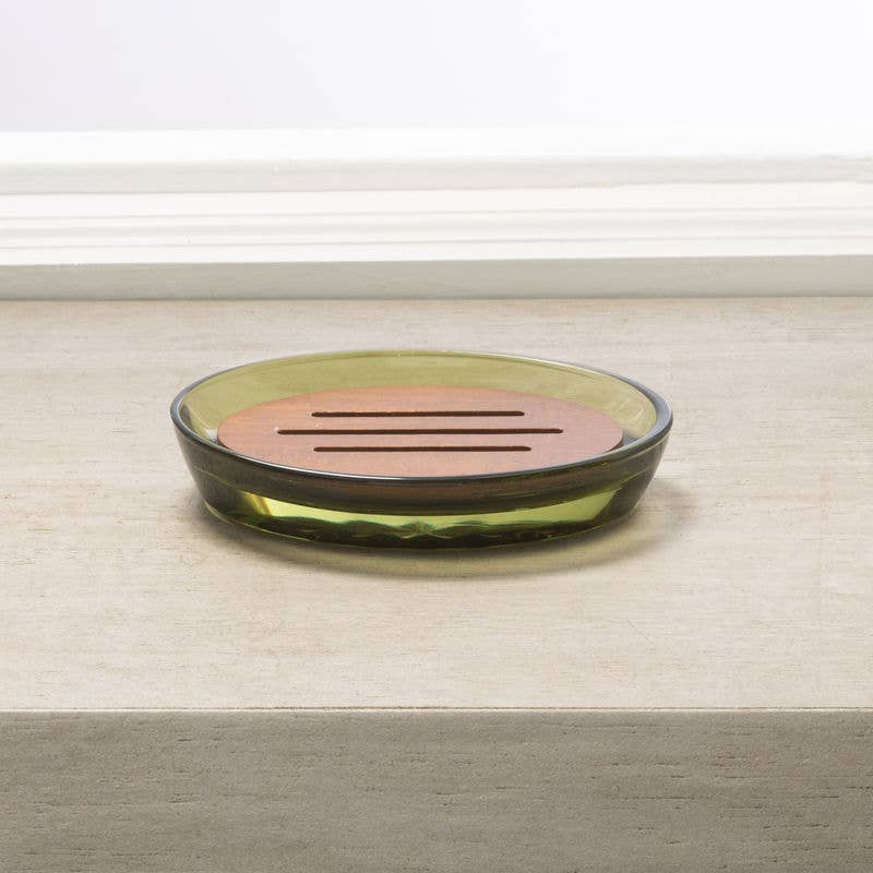 Moda at Home Enterprises, Ltd - Wholesale Bathroom Accessory Set - Vaso Soap Dish Glass