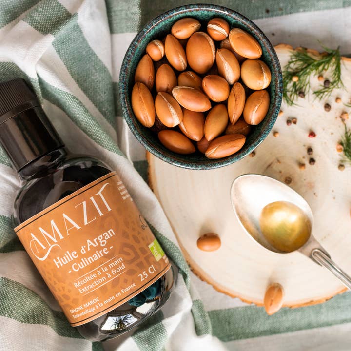 Amazit - Wholesale Cooking Oil - Organic Roasted Culinary Argan - 25 CL1