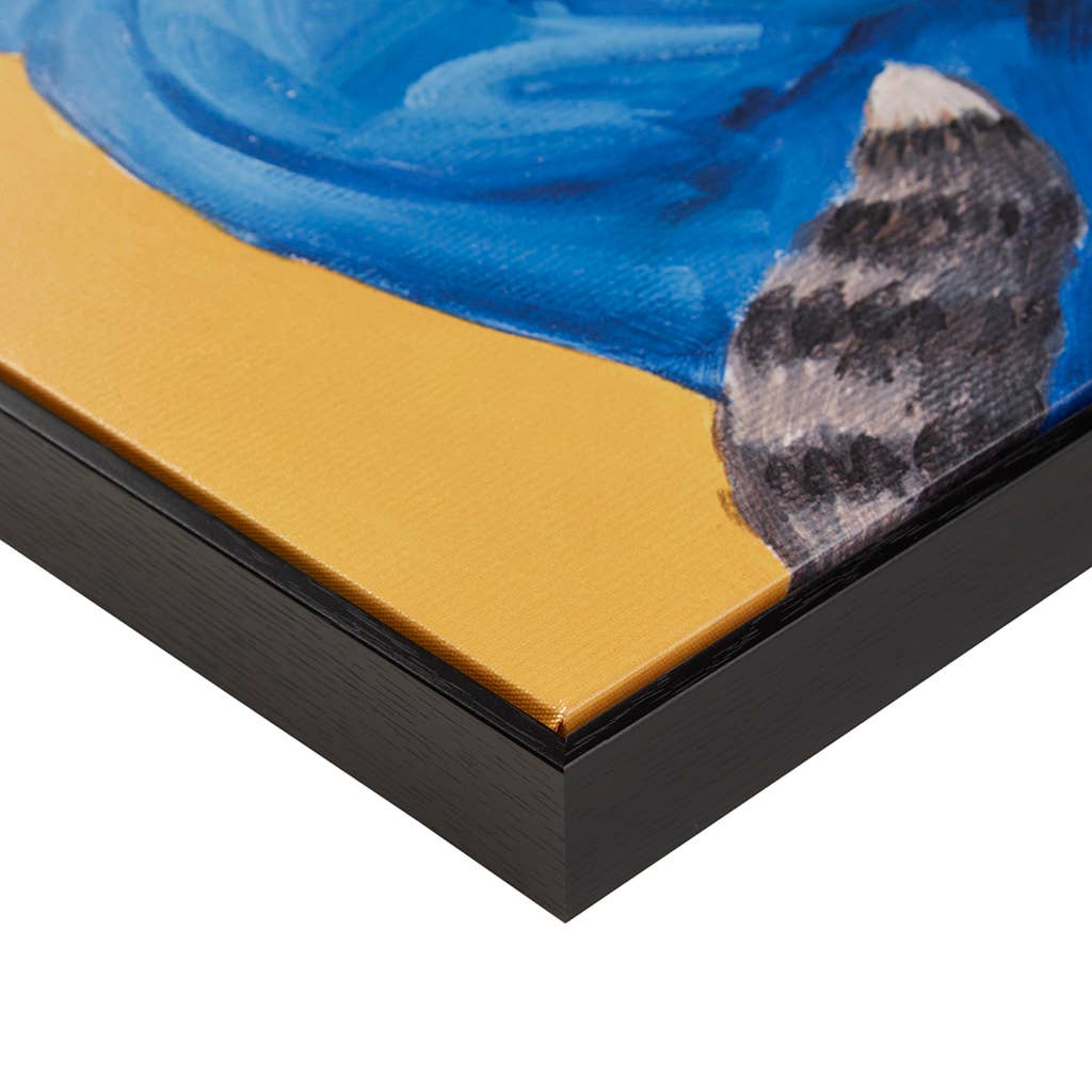 Olliix - Vente Affiche d'art - Décoration murale sur toile encadrée avec portrait royal d'animal de compagnie, Rosie Feline Cat2