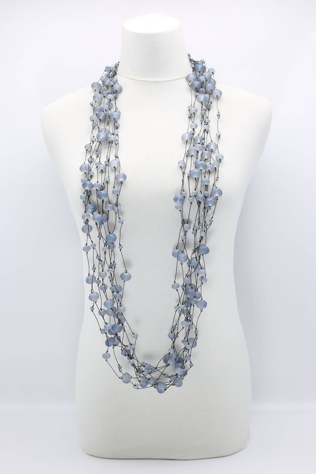 Jianhui London – wholesale Beaded/pearl necklace – Elegant Statement Crystal Faceted Beads Necklaces4