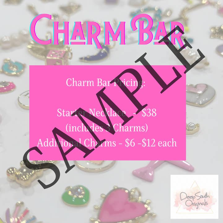 Deep South Originals, LLC - Wholesale Jewelry Set - Charm Bar - Basic Starter Kit ~ Deep South Originals