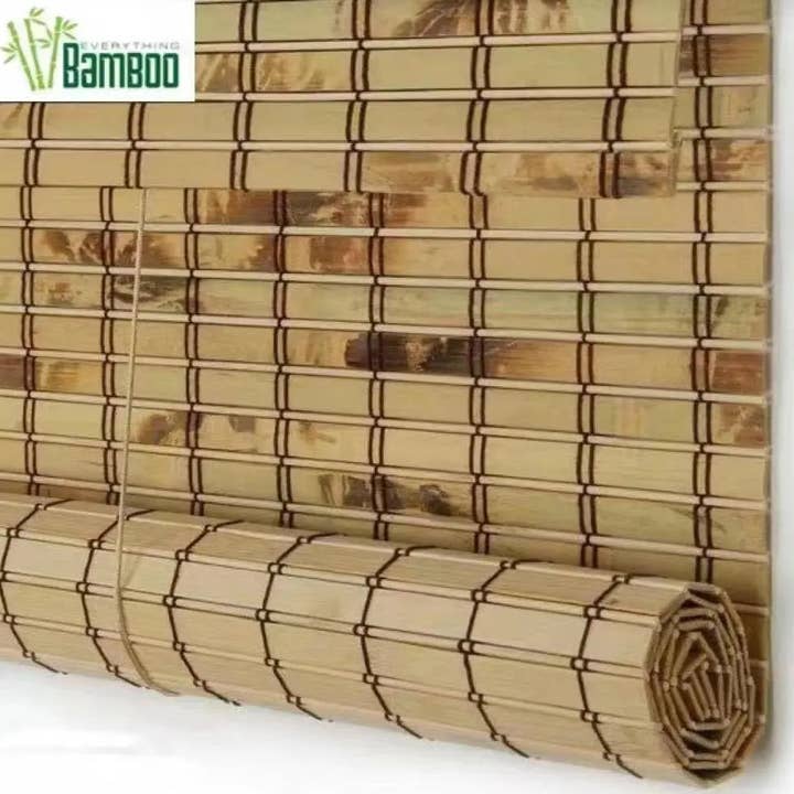 everythingbamboo - Wholesale Curtain - Custom Made Tortoiseshell Bamboo Blind Bamboo Curtain Bamboo Screen Rolling Blinds Panel Privacy Customization Size4