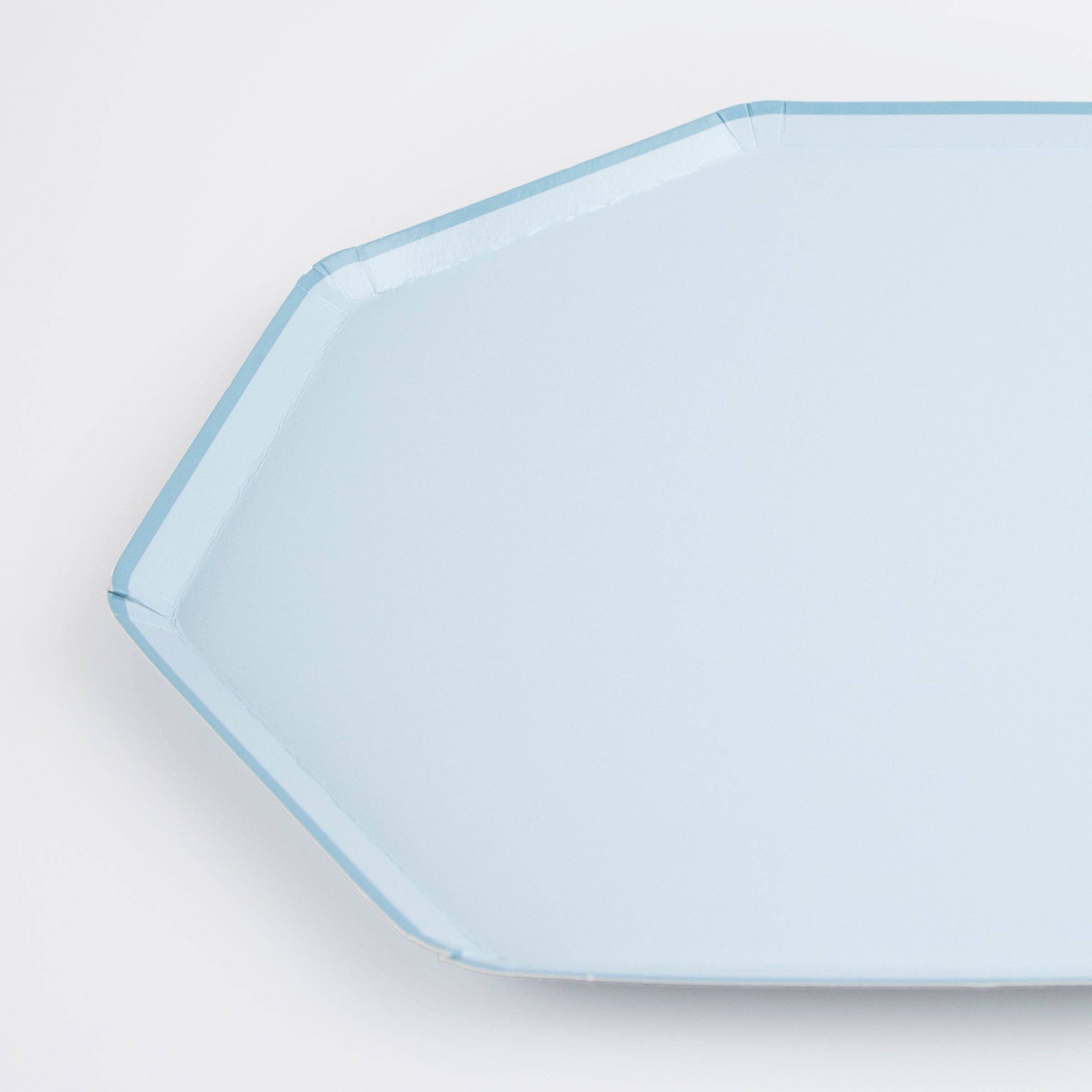 Meri Meri – wholesale Disposable plate – Summer Sky Blue Dinner Plates1