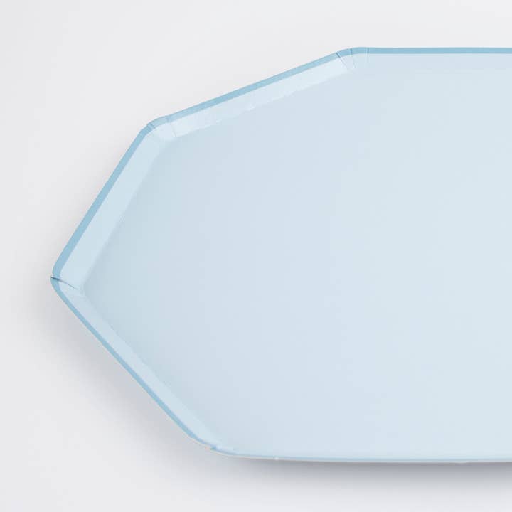 Meri Meri – wholesale Disposable plate – Summer Sky Blue Dinner Plates1