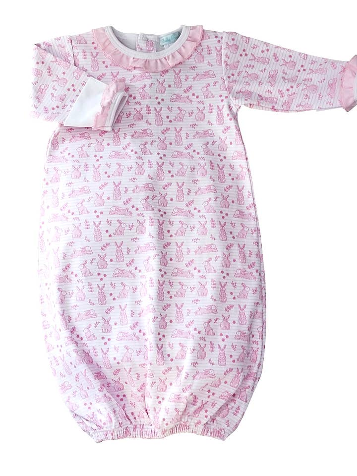 Påskkaniner dagklänning flicka Pima Bomull för wholesale av Baby Threads