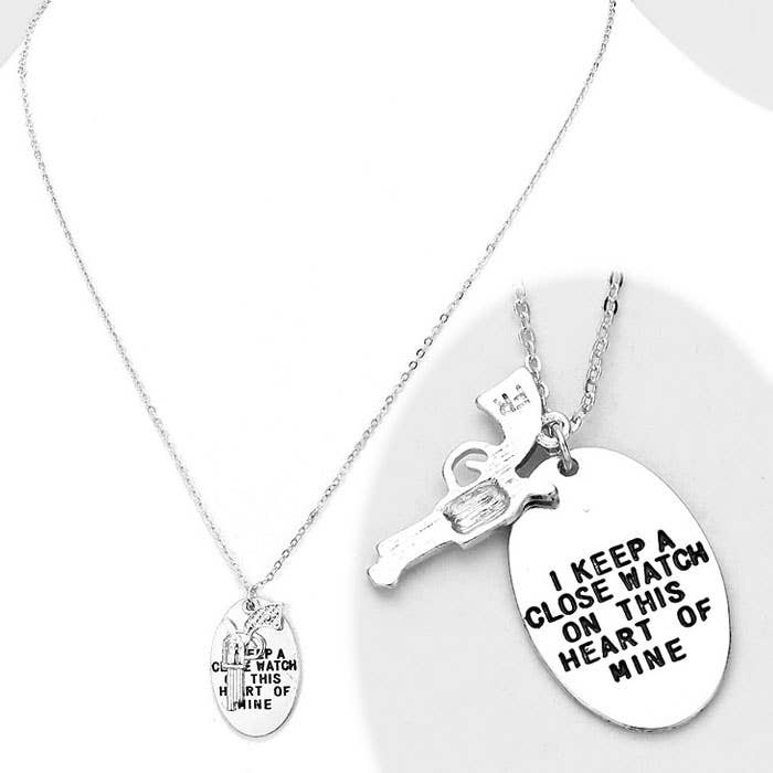 Sensibling Corp. - Wholesale Pendant/Charm Necklace - Gun Pendant Necklace1