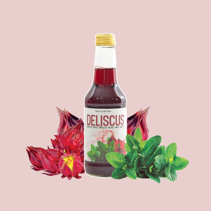 HIBISCO ROJO Y MENTA DULCE DELISCUS® 75 CL para venta al por mayor de DELISCUS