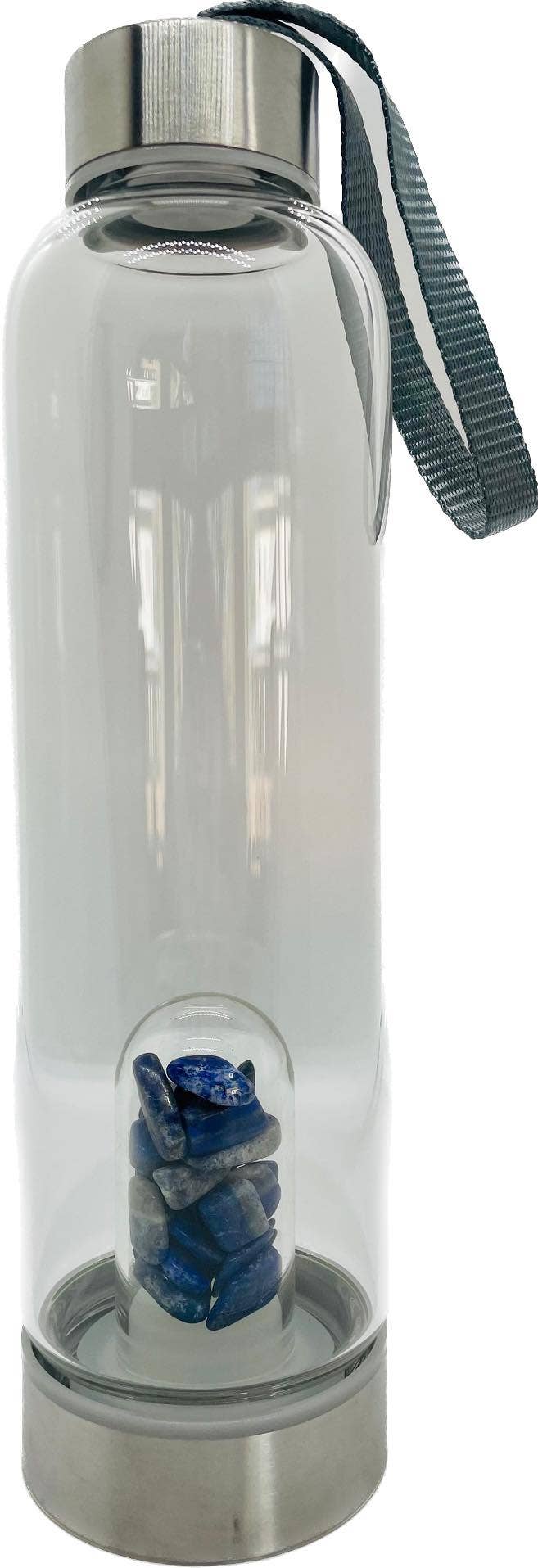 chakra-chic.com - Wholesale Water Bottle - Crystal Elixir Gemstone Water Bottle 16 oz with Carry Strap22