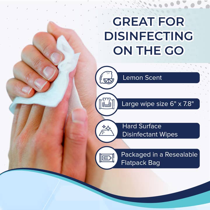 Concentric Health Alliance - CHA Supply - Vendita all'ingrosso Salviette detergenti multiuso - Salviette disinfettanti EPA List N | Confezione da 80 pezzi
