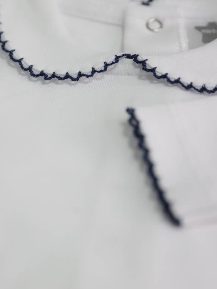 Minhon - Wholesale Bodysuit (Non-Footed) - Baby - Peter Pan Collar Long Sleeve Bodysuit1