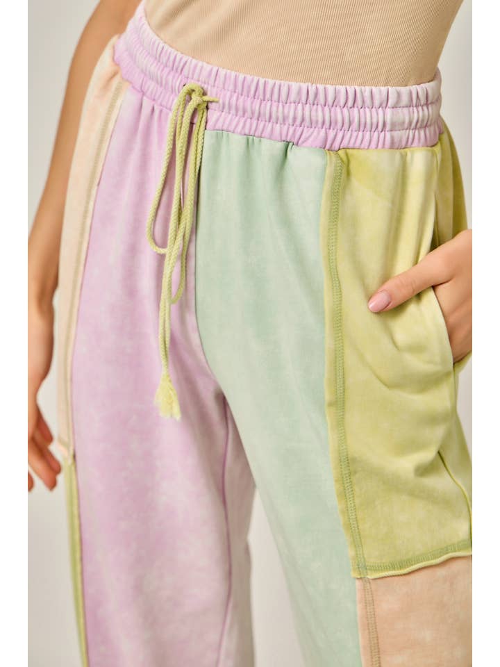 Mystree - Wholesale Pants - Women's - 61539 Color Blocked Track Pants23